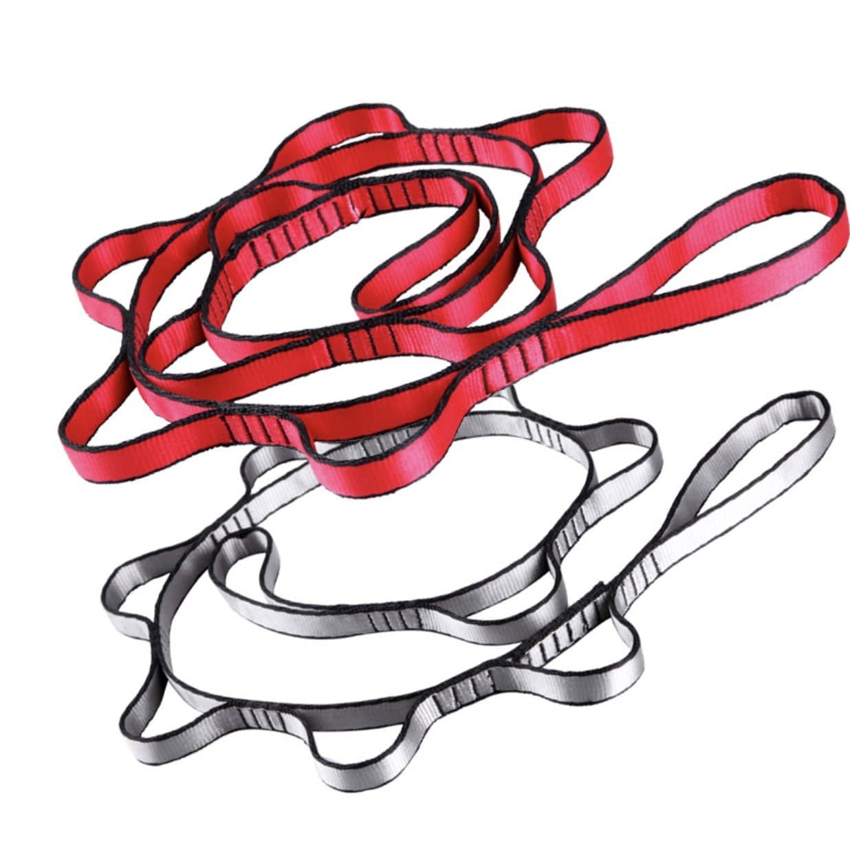 2pcs 0.67inch Nylon Daisy Chains Strong Climbing Strap Adjustable Stap Rope