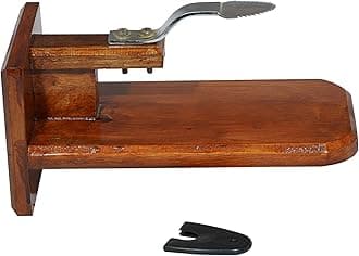 PEDPIX Premium Teak Wood Coconut Scraper | Polished Tabletop Grater for Kitchen | Compact & Stylish Design