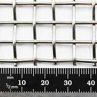 Heavy Duty 6mm Wire Mesh Stainless Steel Mesh 304 Stainless Steel Woven Wire Mesh | 3 LPI x 1.6mm Wire (1000 x 1000mm Sheet)