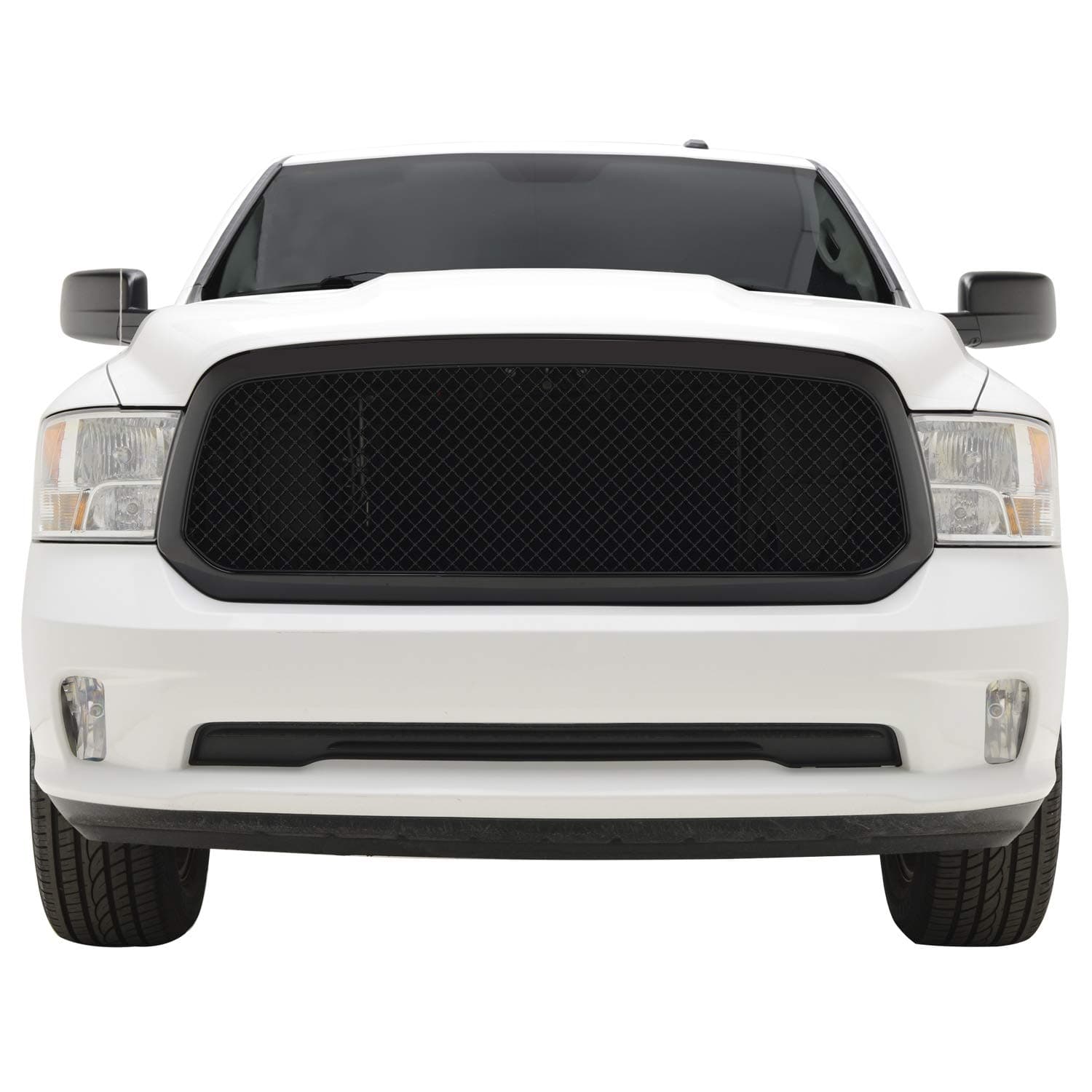 Tidal Mesh Grille ABS Replacement Matte Black for 13-18 Ram 1500