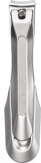 Japanese Stainless Steel Curved Blade Nail Clipper - Made in Japan | Green Bell (G-1205)