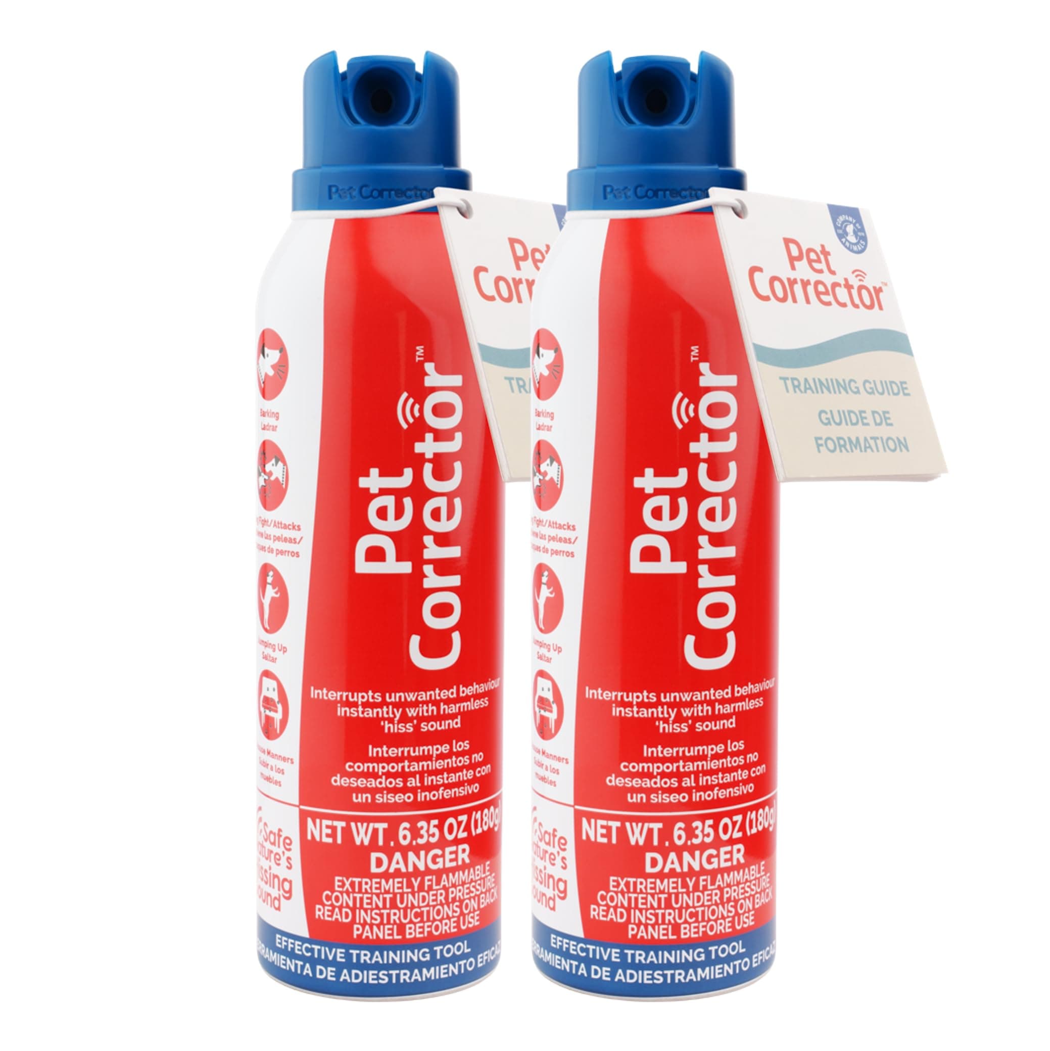 PET CORRECTOR Dog Trainer, 200ml. 2 Pack- Stops Barking, Jumping Up, Place Avoidance, Food Stealing, Dog Fights & Attacks. Help stop unwanted dog behaviour. Easy to use, safe, humane and effective.