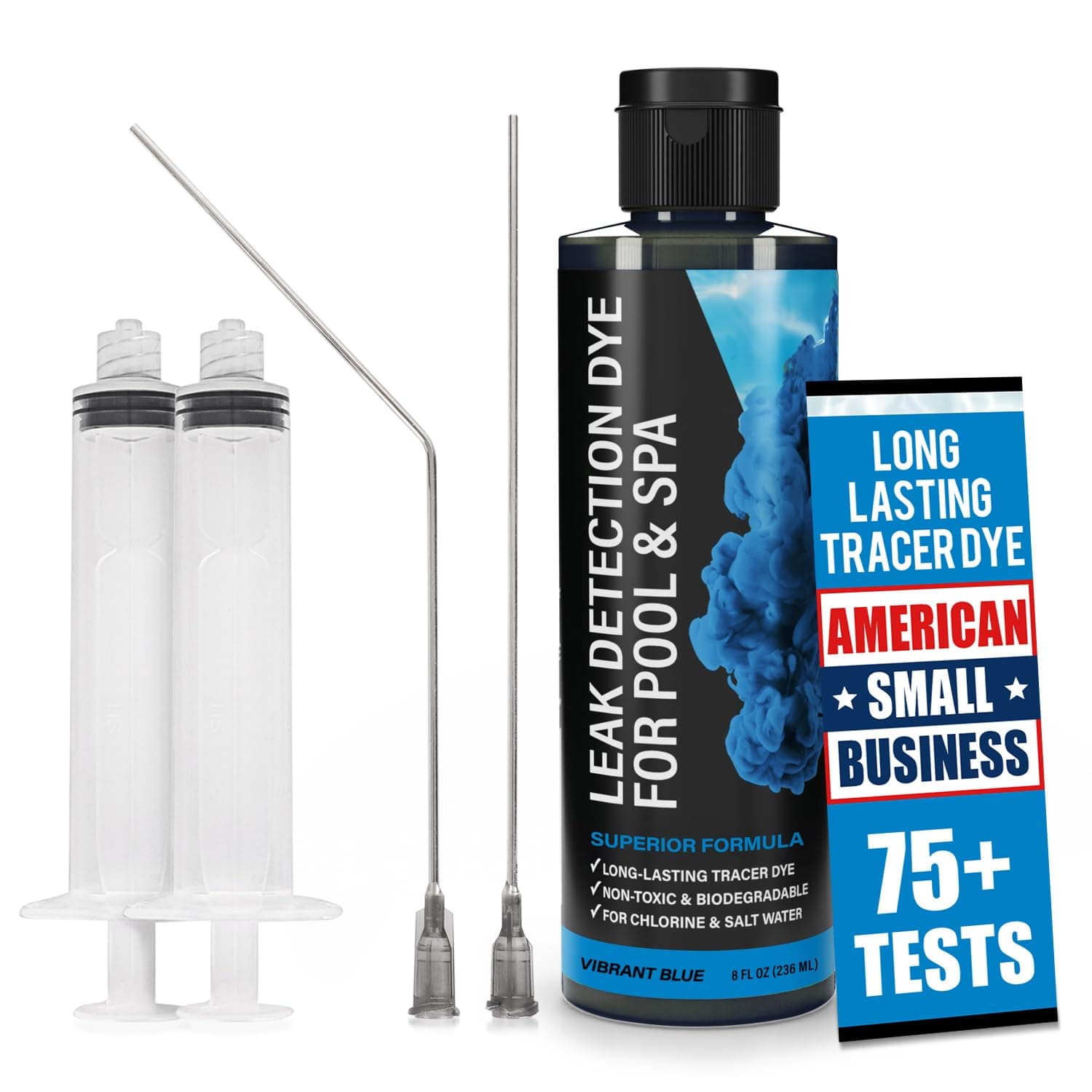 Vibrant Blue Leak Detection Kit