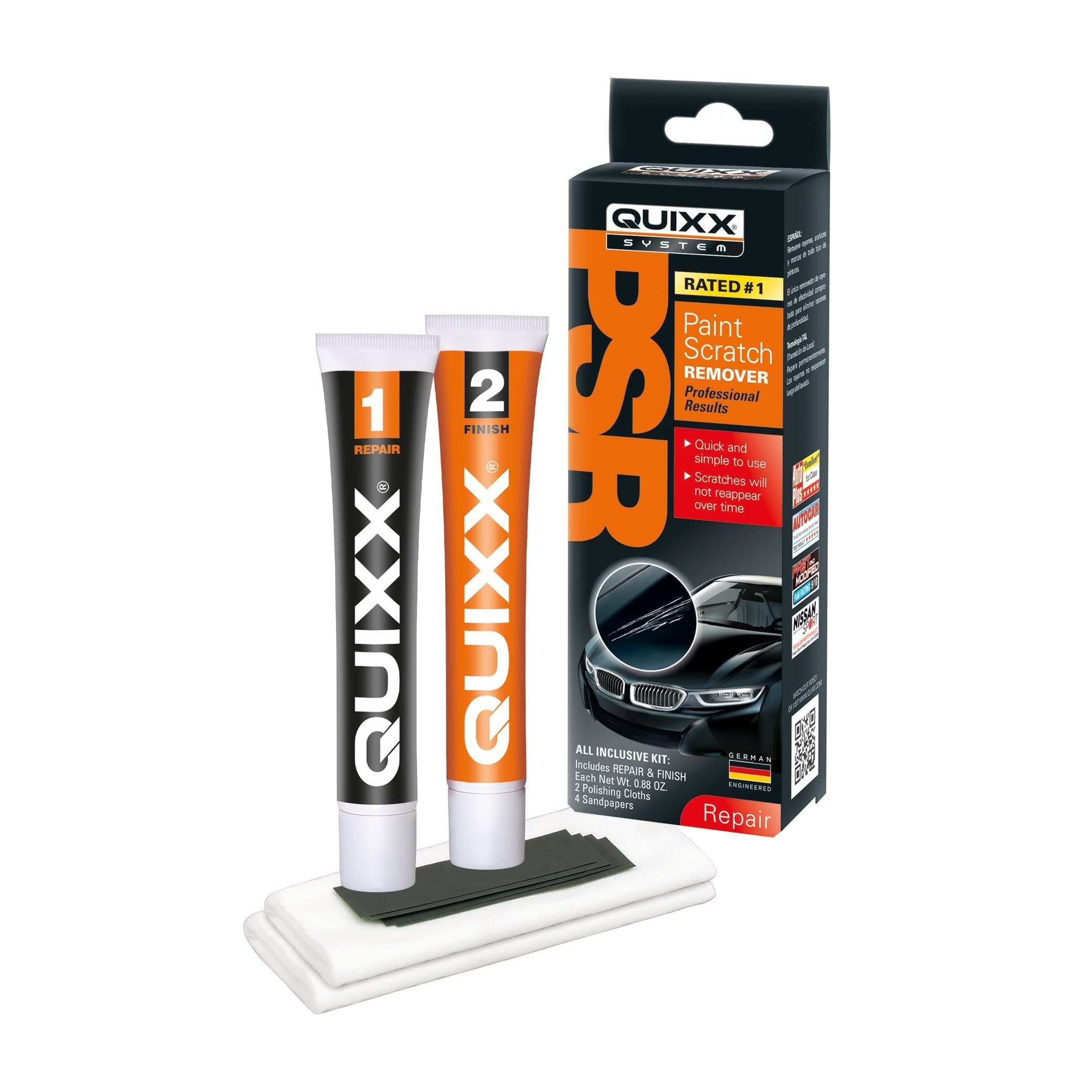 QUIXX 00070-US Paint Scratch Remover Kit