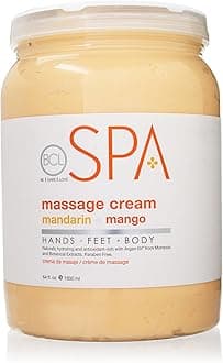 (1890ml) - BCL Spa Mandarin and Mango Massage Cream