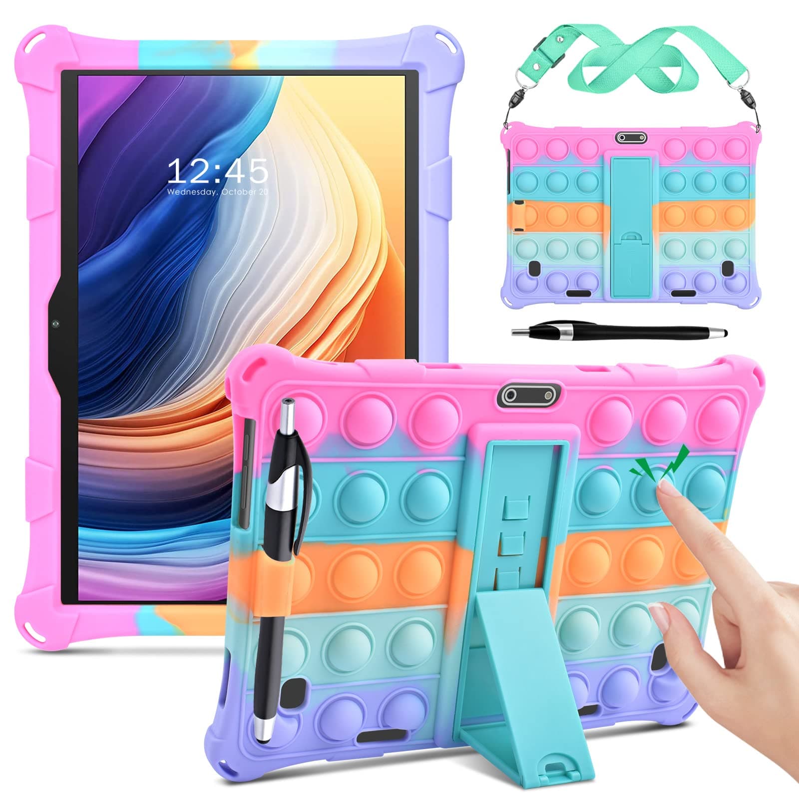 10 inch Silicone Case with Tablet Stylus Pen