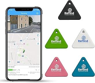 ReFind R3 Smart Tracker for Android and iPhone. Mini GPS Tag Bluetooth 5.0 Key Finder. Samsung AirTag Alternative for Keys, Pets, Wallets and Luggage (Black)