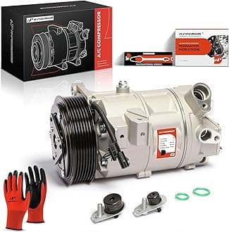 A-Premium Air Conditioner AC Compressor with Clutch Compatible with Nissan Altima (S Model) 3.5L 2013-2015, Altima (SR Model) 3.5L 2016-2017, VQ35DE