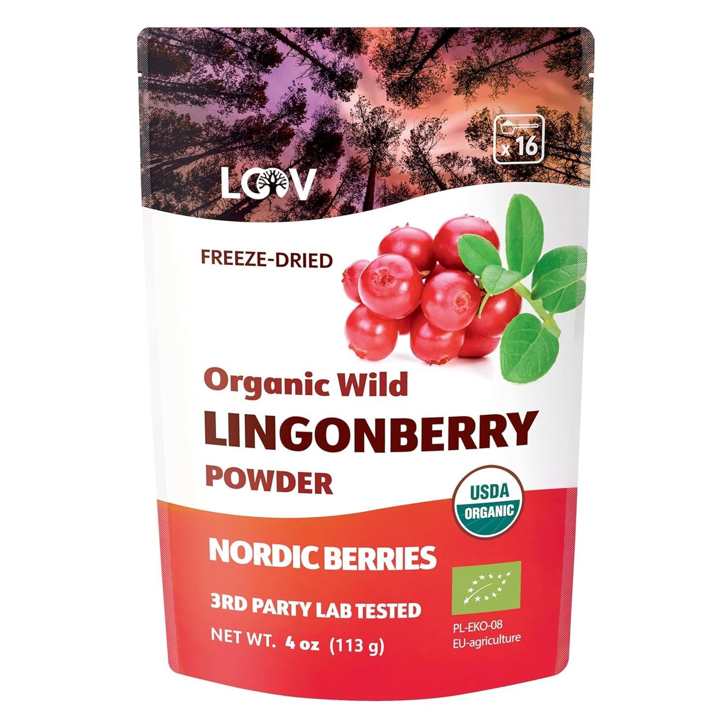 Lingonberry powder