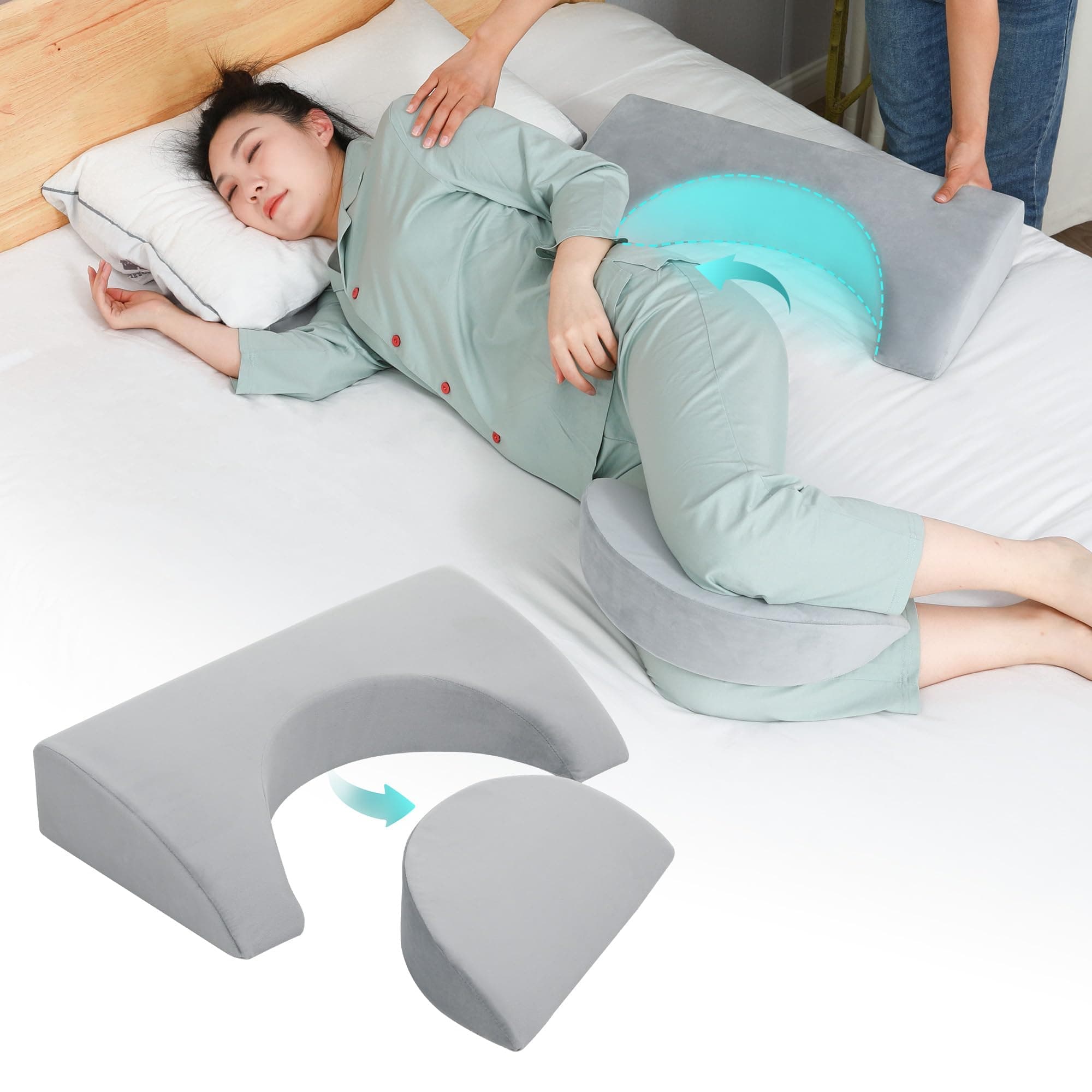 Wedge Pillow for Side Sleeping