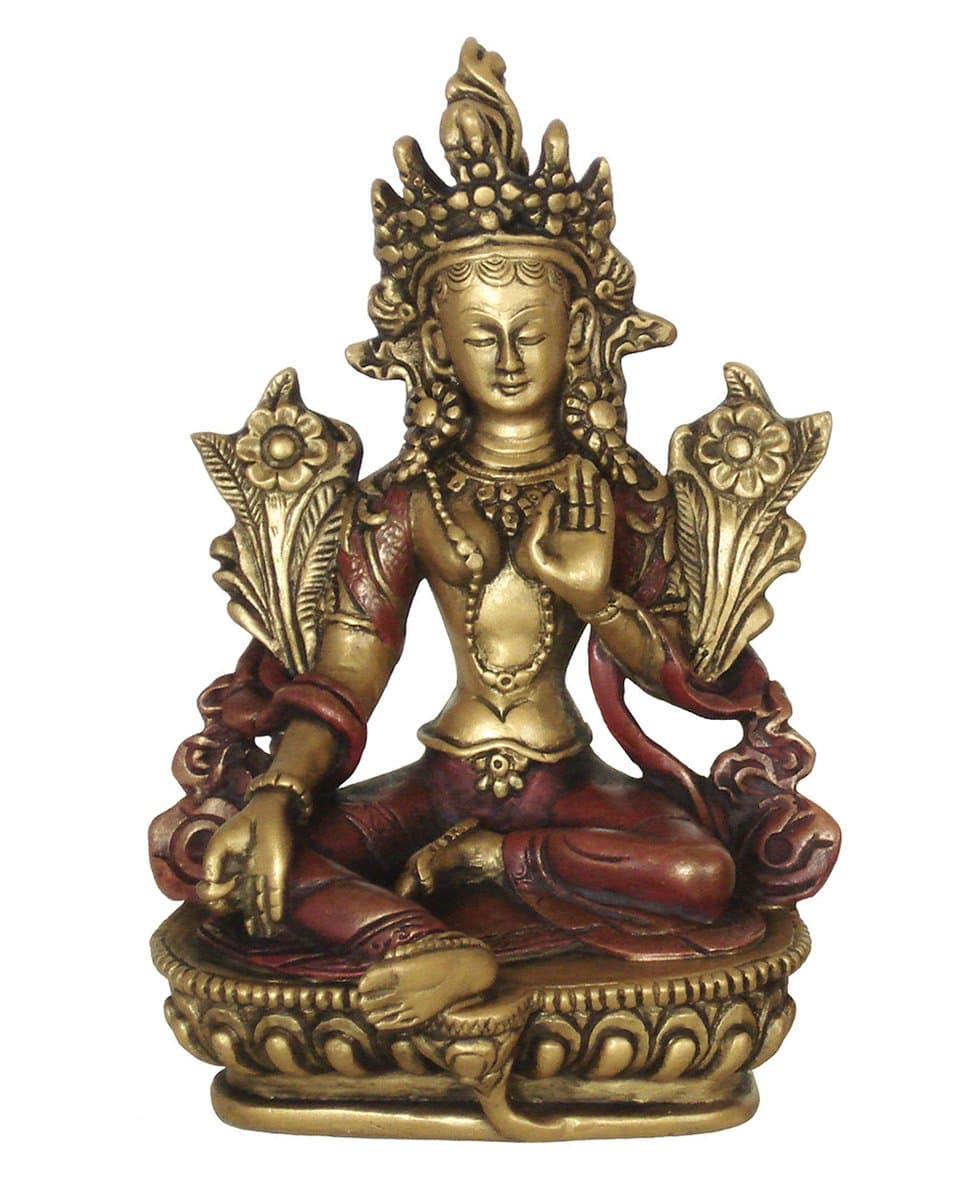 Green Tara (nepali 5.5"H)