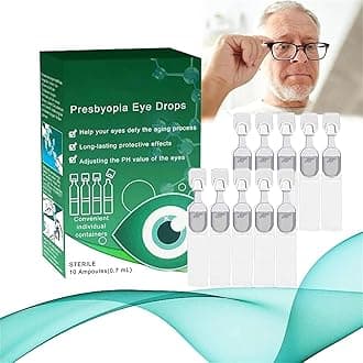 Seurico Presbyopia Eye Drops, Optivipro Presbyopia Eye Drops, Presbyopia Vision Restore Eye Drops, Relieve Eye Fatigue, Improve Vision, Anti-Fatigue Eye Drops, for Eye Care (1 Pcs)