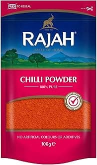Rajah Spices Chilli Powder | Lal Mirch Powder | Mirch Powder | Chilli | Red Chilli Powder | Hot Chilli Powder | (100g)
