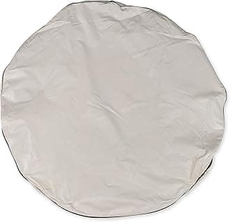 Camco 45359 Vinyl Spare Tire Cover (21-1/2 inches, Off-White)