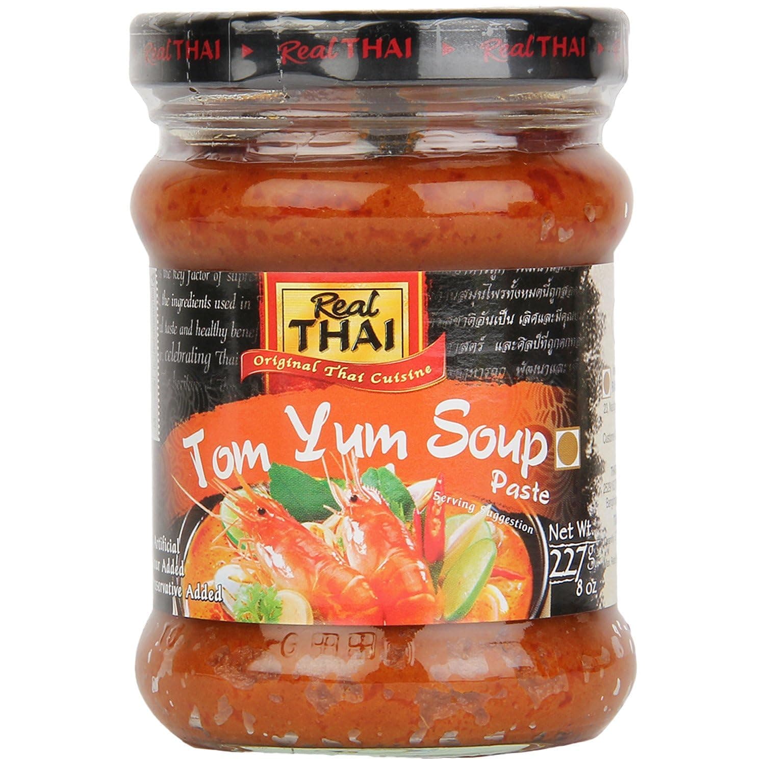 Real Thai Tom Yum Soup Paste 227 Gram, Aromatic, Vegan, Paste, Seafoods, Fried Rice, Premium Quality