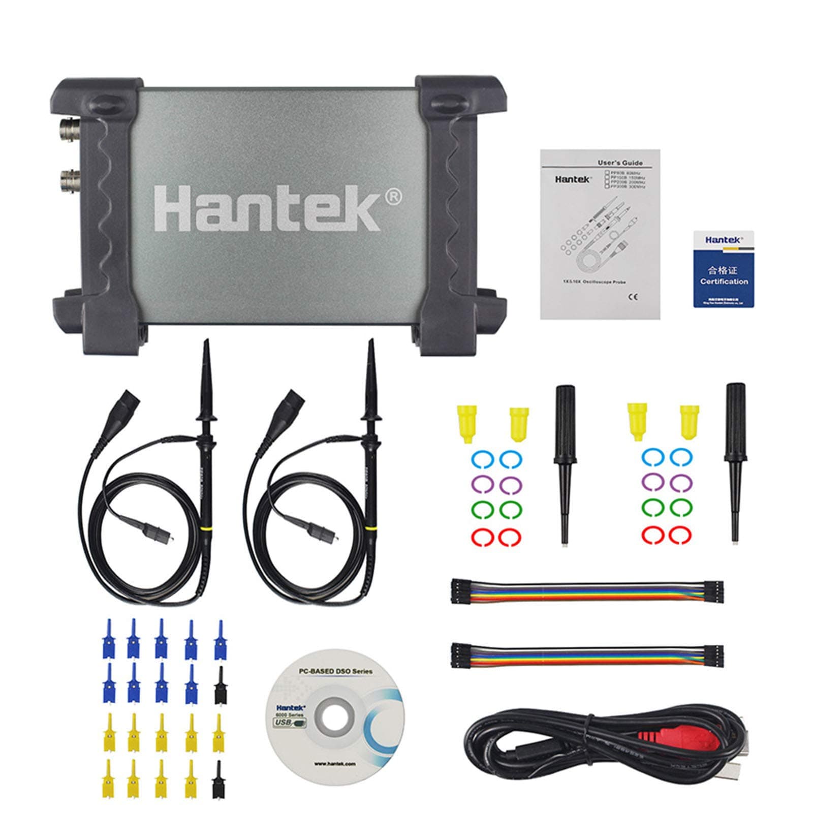 Hantek 6022BL PC USB Digital Storage Oscilloscope 2(Digital)+16(Logic) Channel