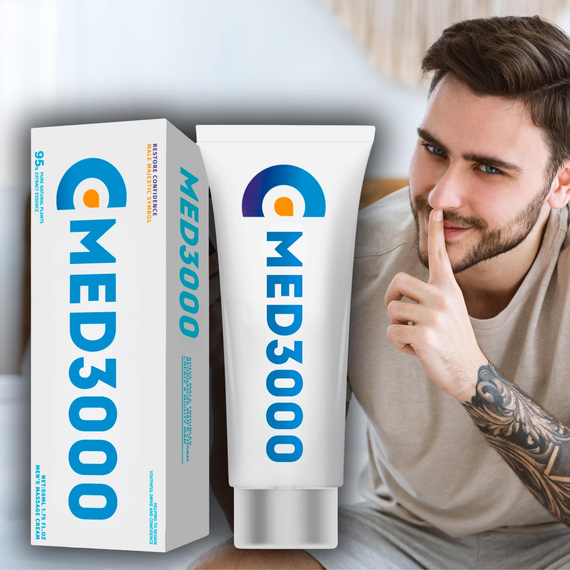 Erectile Support Med3000 Gel for Men – Clinically Backed Formula to Boost Strength and Performance