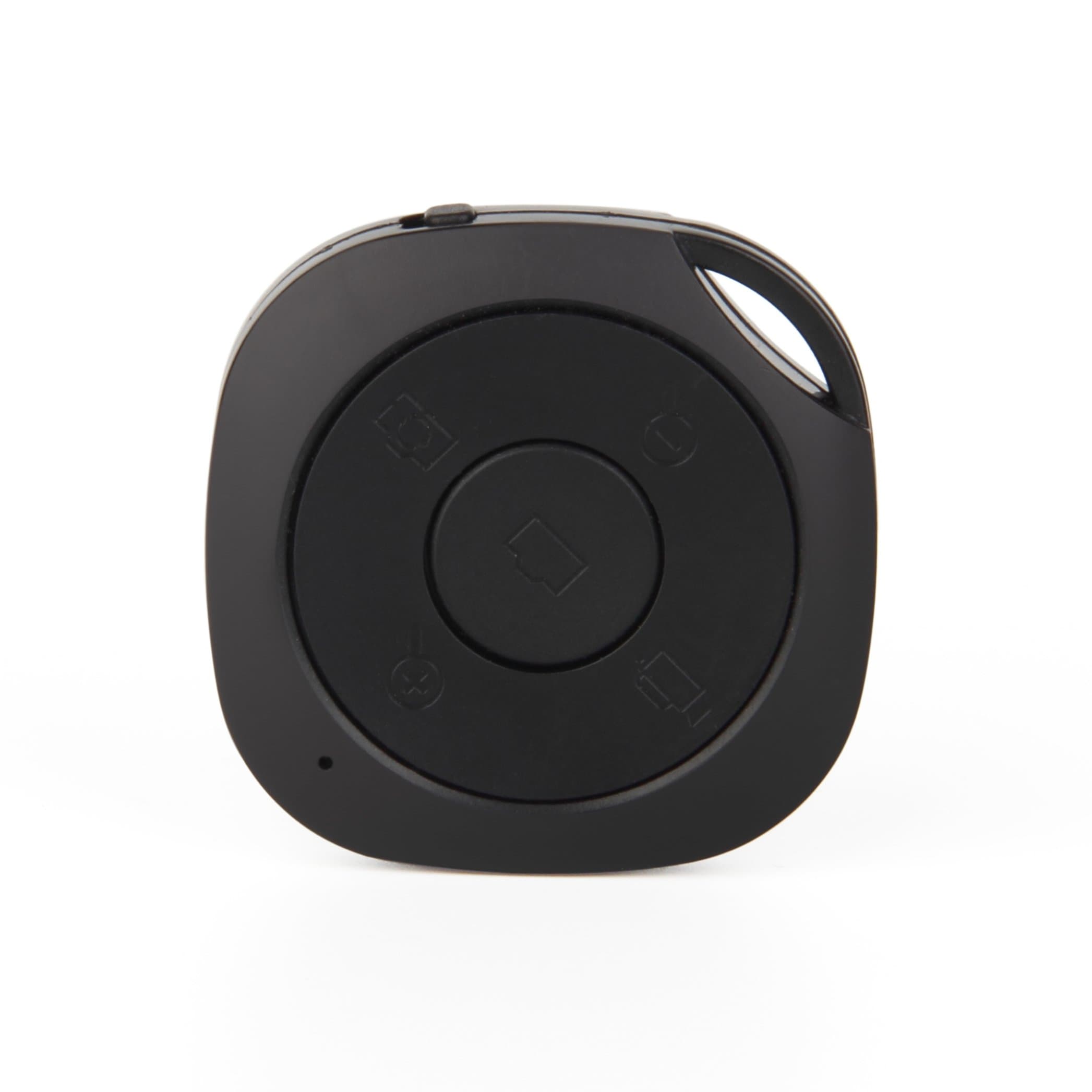 Gorilla Gear Pro Selfie Remote - Advanced Selfie Button with Zoom, Dual Camera Control and Video Mode - 2 Year Warranty, Black