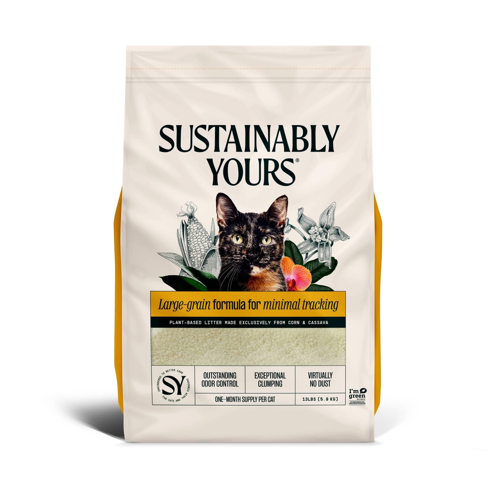 Natural Large Grain Multi-Cat Litter, 5.9 Kg