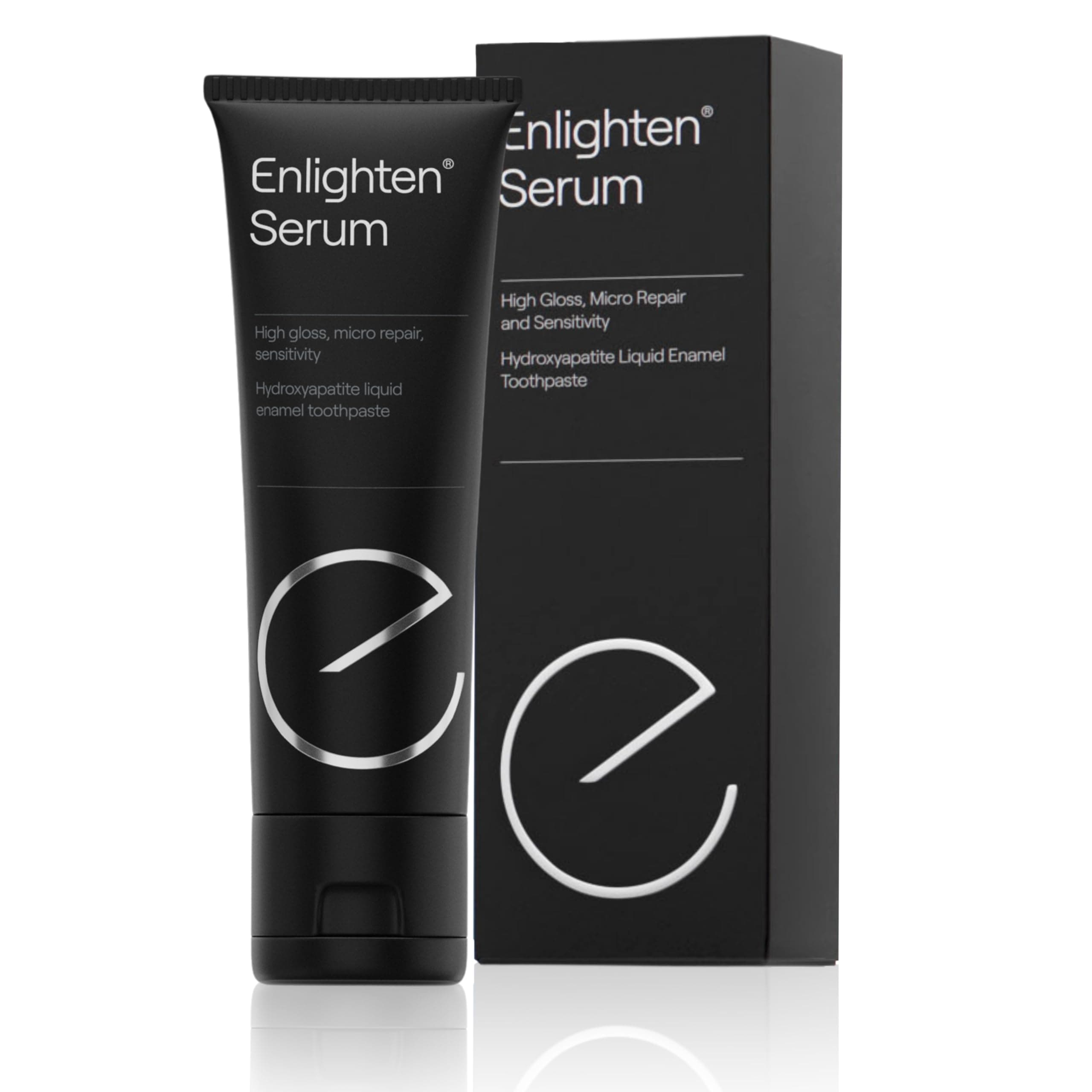 Enlighten Serum - Repairing Toothpaste for Sensitive Teeth, 75 ml - Suitable for Daily Use, Glaze Repair, Vegan with Hydroxyapatite, Protection and Regeneration
