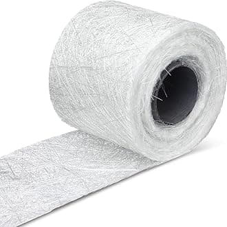 1.5 oz Fiberglass Chopped Strand Mat 15 Yards 4 Inch Lightweight Fiberglass Mat Roll Easy to Use White Fiber Glass Cloth Strong Repair for Structural Reinforcement Repair Kit Layup Roof Boat