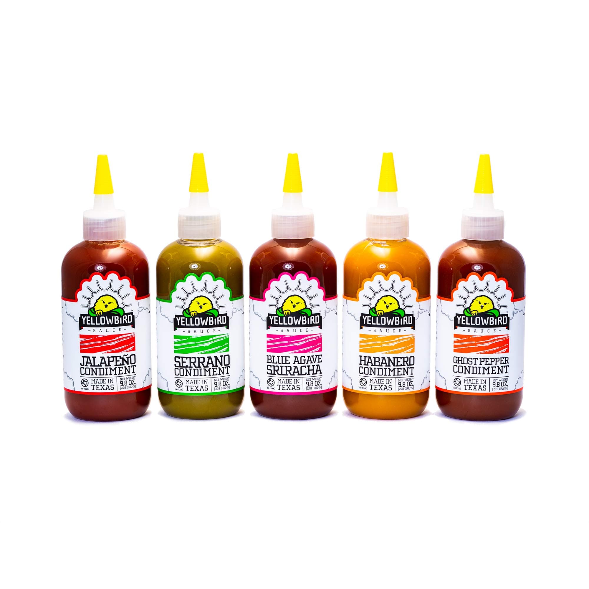 Yellowbird Hot Sauce Combo (9.8 Oz 5-Pack)