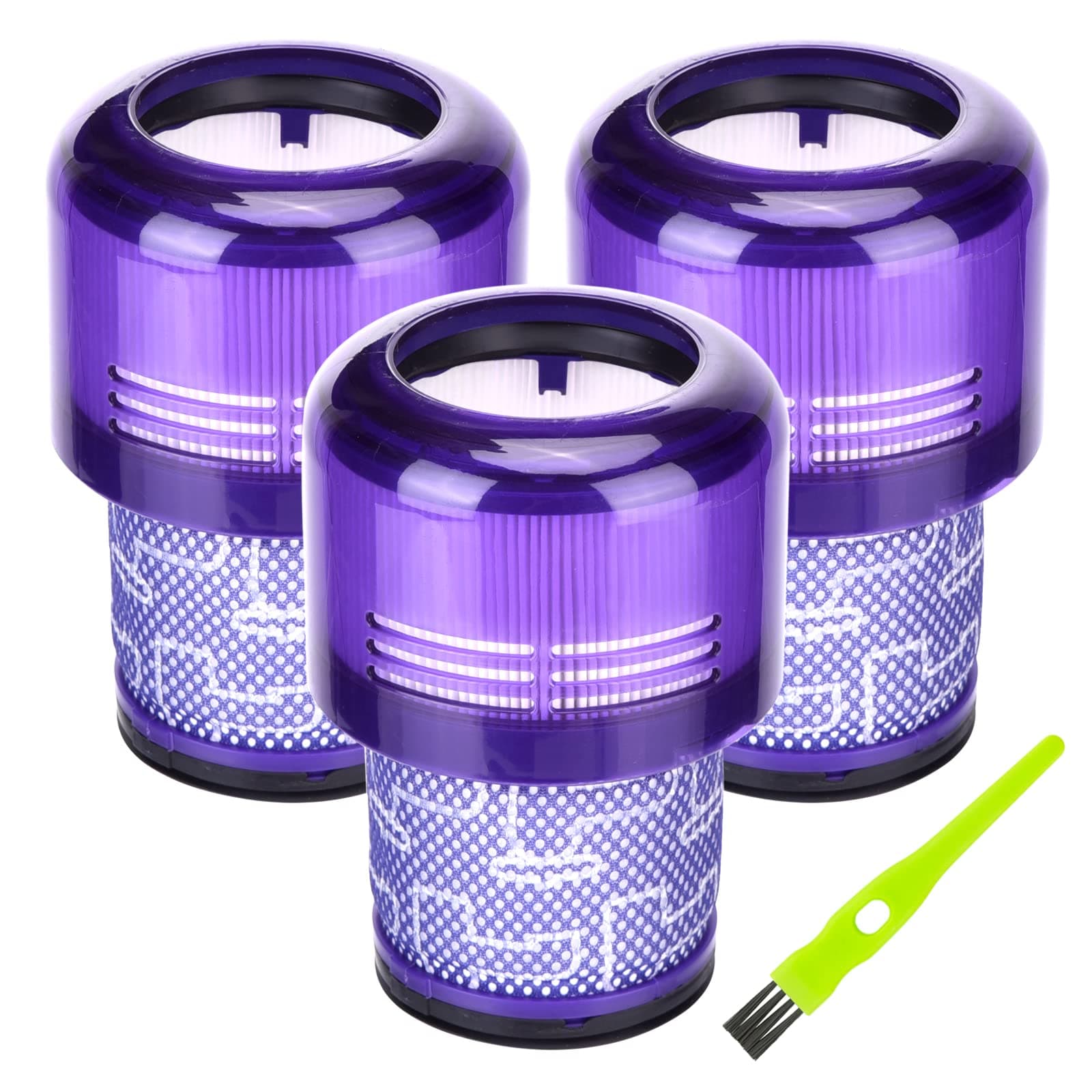 Vacuum Filters Replacement for Dyson V11 Animal, V11 Torque Drive,V11 Extra 3 Pack Filters Replacement for V15 Detect V15s Detect Submarine Vacuums Replace Part # 970013-02