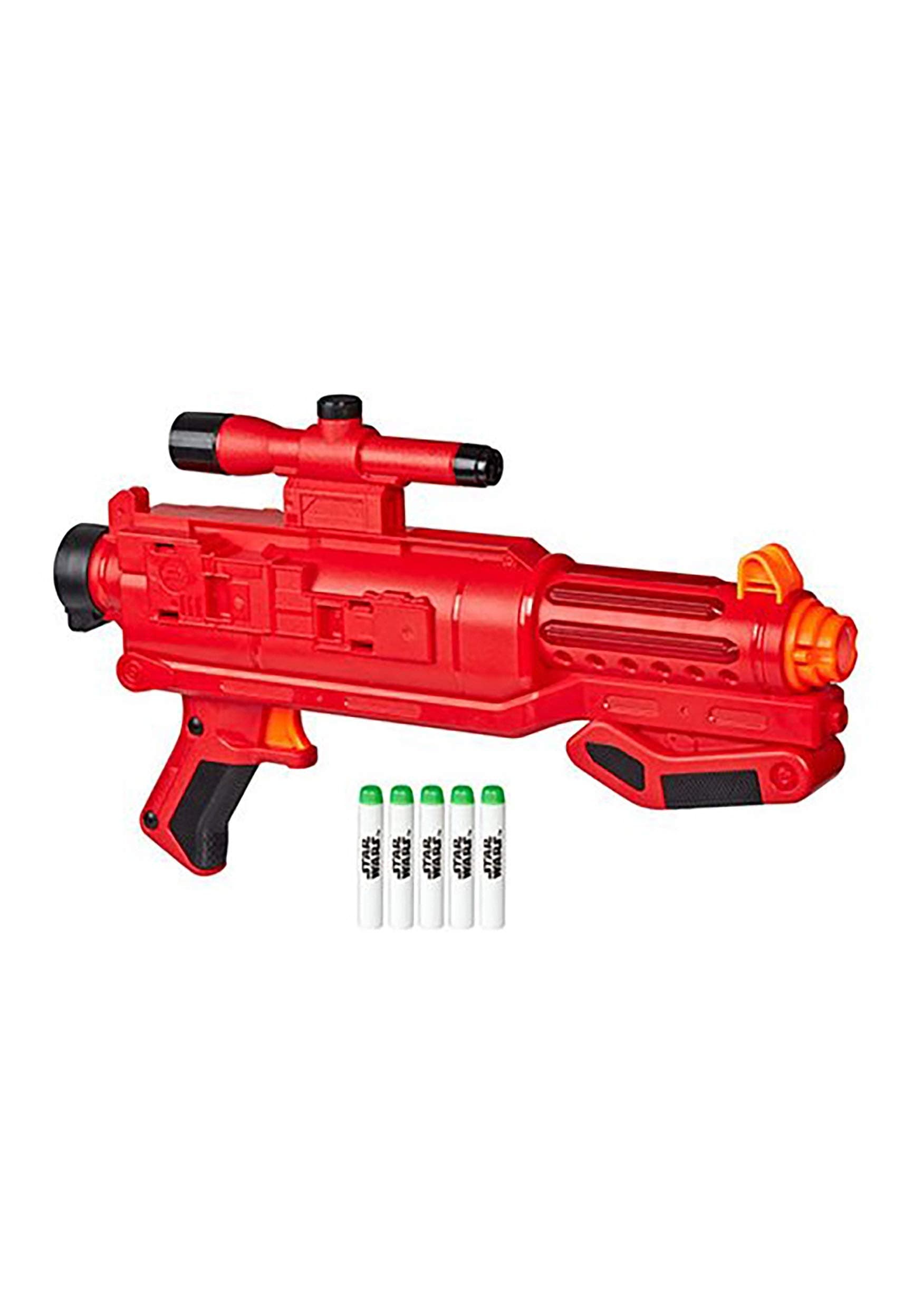 STAR WARS Nerf Sith Trooper Blaster - Lights & Sounds, Glowstrike Technology, 5 Official Nerf Glowstrike Darts - for Kids, Teens, Adults