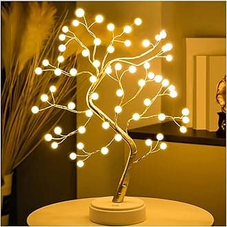 Desidiya® Decorative LED Tree Lamp Table top,Fairy Lights Spirit Tree, Bonsai Tree Light, Decoration for Room,Wedding,Bedroom,Gifts (36 LED Pearl)
