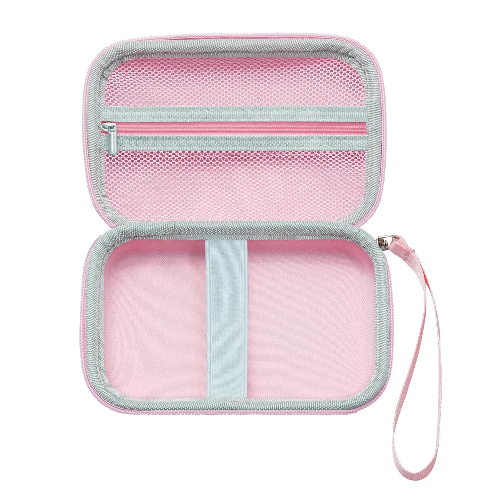 JADENS Label Maker Case D110 D11 Label Maker, Compatible with Phomemo D30 D35 Label Maker, Label Maker Box for NIIMBOT D11 Label Printer Labeler with Handle for Organization, Pink (Case Only)