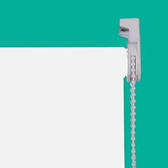 Roller blinds Thermal Blackout Roller blind - Trimmable UV Protection Child Safe Home Office Window Blinds Easy Fit Room Darkening shades White Blind 60cm wide x165cm drop