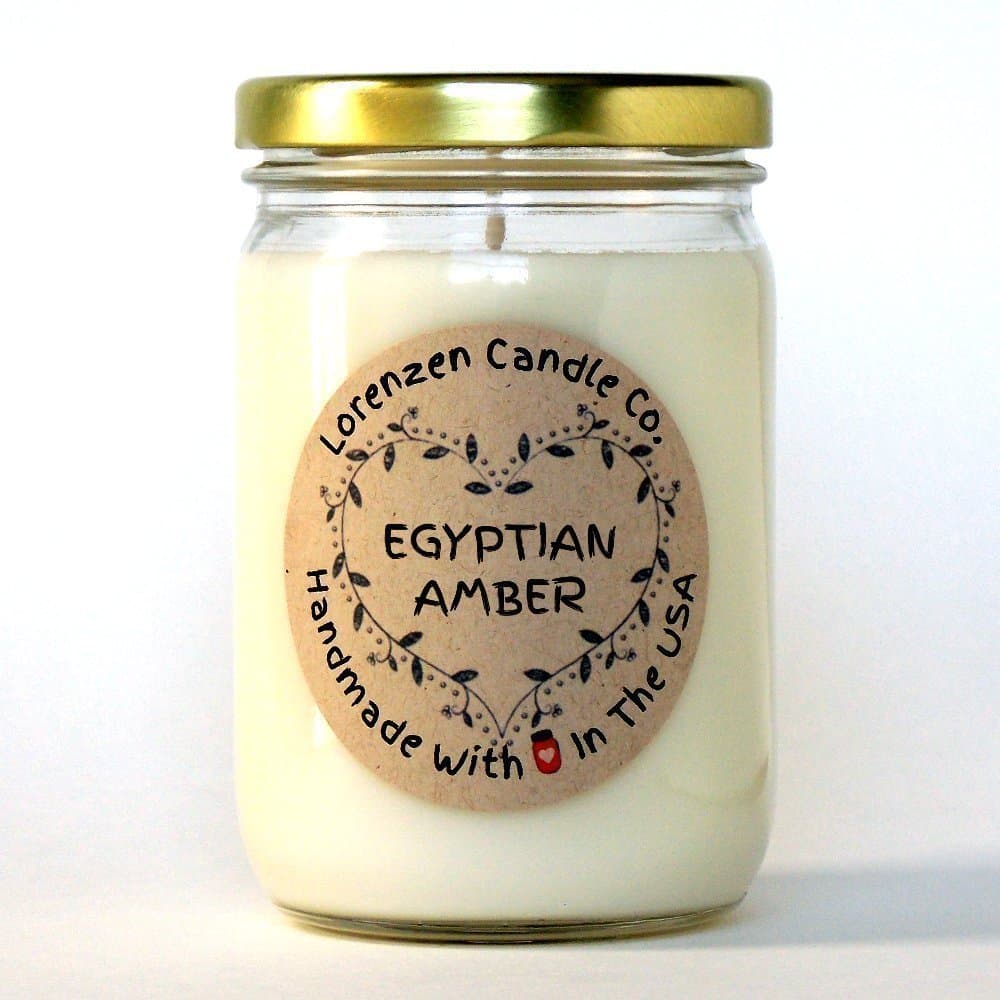 Egyptian Amber Soy Candle, 12oz
