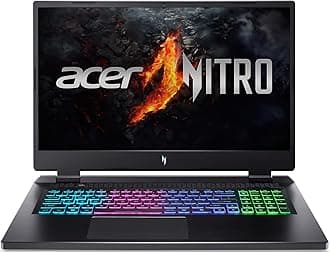 Acer Nitro 17 Gaming Laptop | Intel Core i7-14650HX | NVIDIA GeForce RTX 4060 Laptop GPU | 165Hz G-SYNC FHD IPS Screen | 16GB DDR5 | 1TB Gen 4 SSD | Killer Wi-Fi 6E |