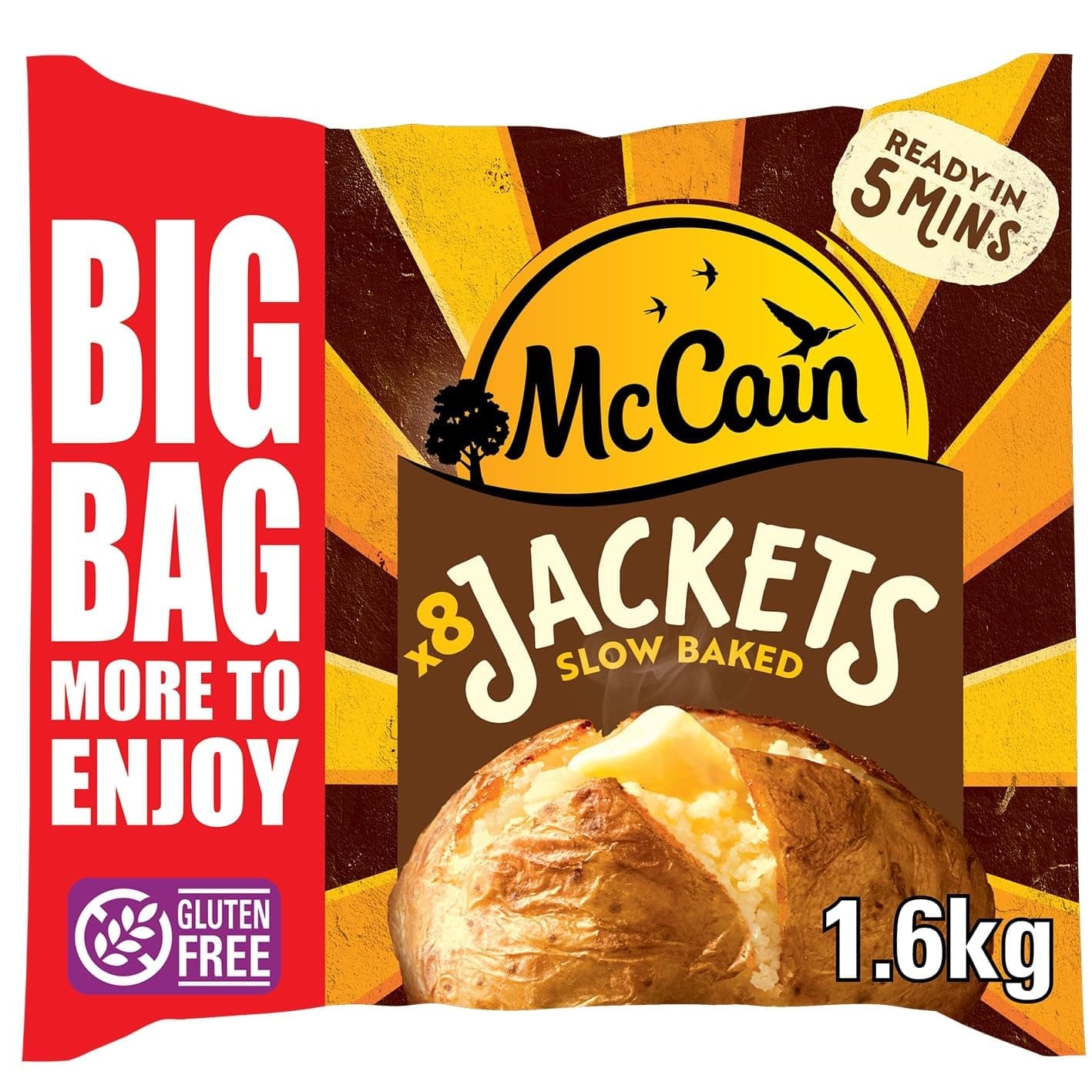 McCain 8 Frozen Baked Jacket Potatoes