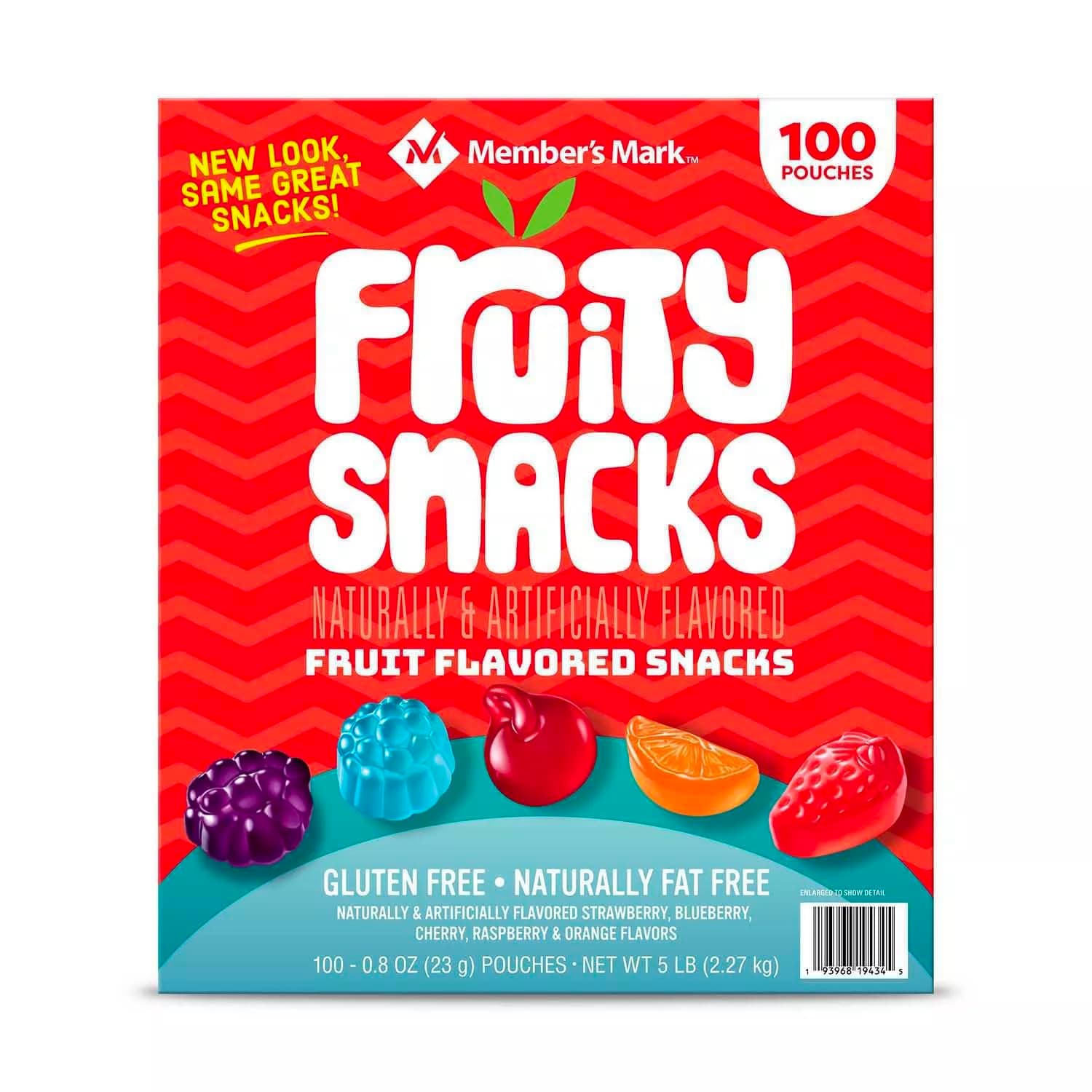 Member's Mark Fruity Snacks, 0.80 Ounce (100 Count)