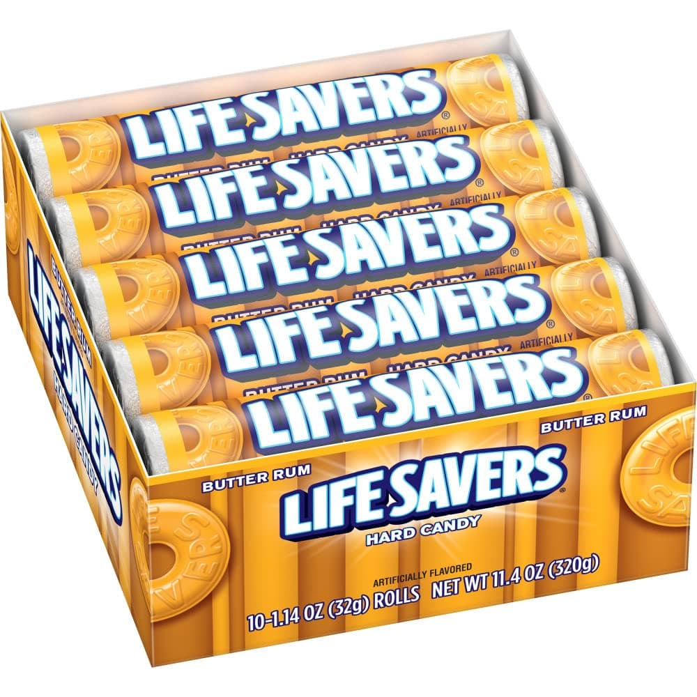 Lifesavers Rolls - Butter Rum, 20 rolls