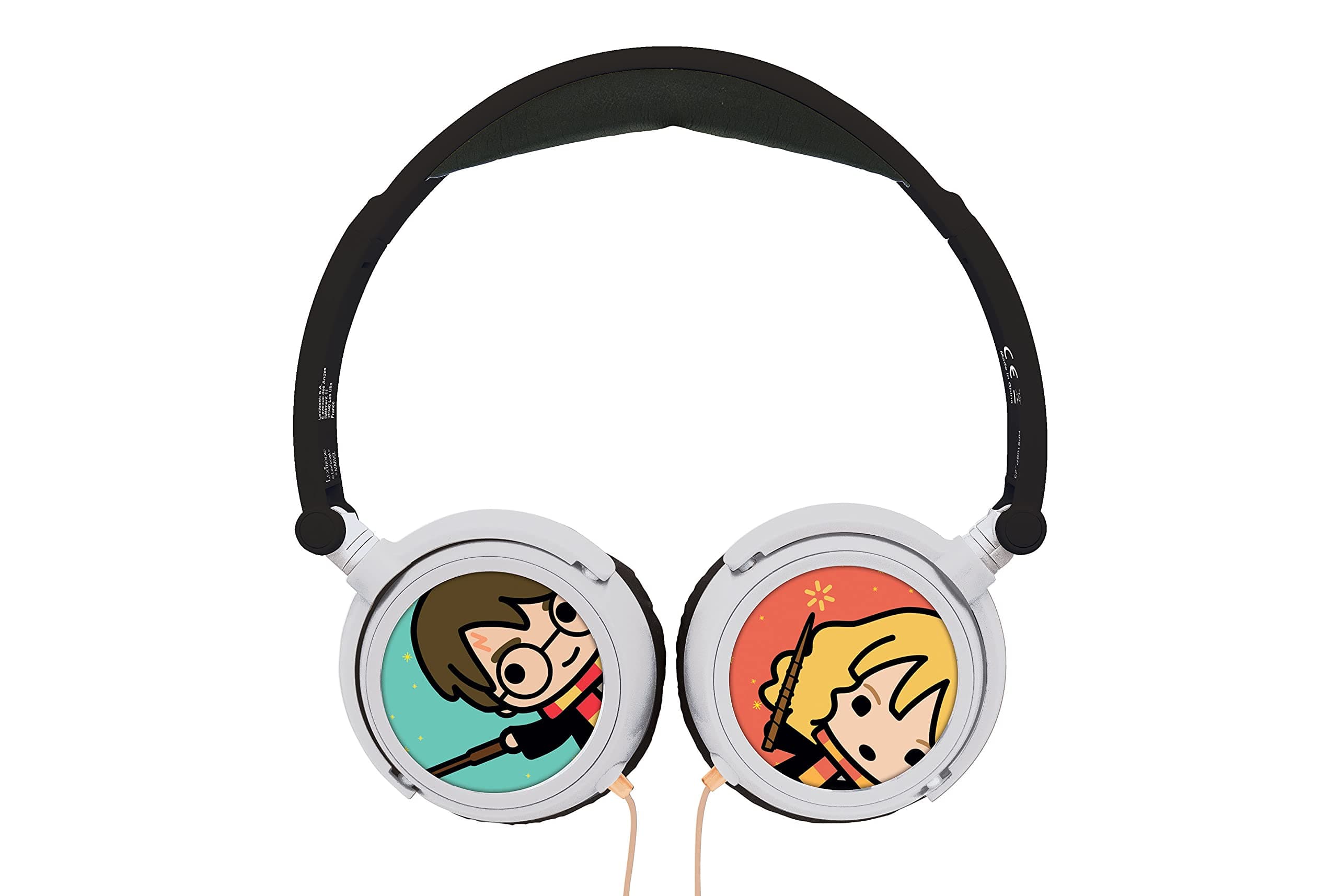Lexibook Harry Potter Stereo Headphone Safe Volume Foldable and Adjustable White/gold HP015HP