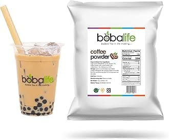 Coffee Bubble Tea Powder (1kg) | 20-30 Servings (Variable Serving Size) | Premium & Authentic Ingredients | Vegan & Gluten Free