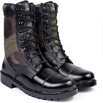 BXXY Men's Pure Leather Army Boot