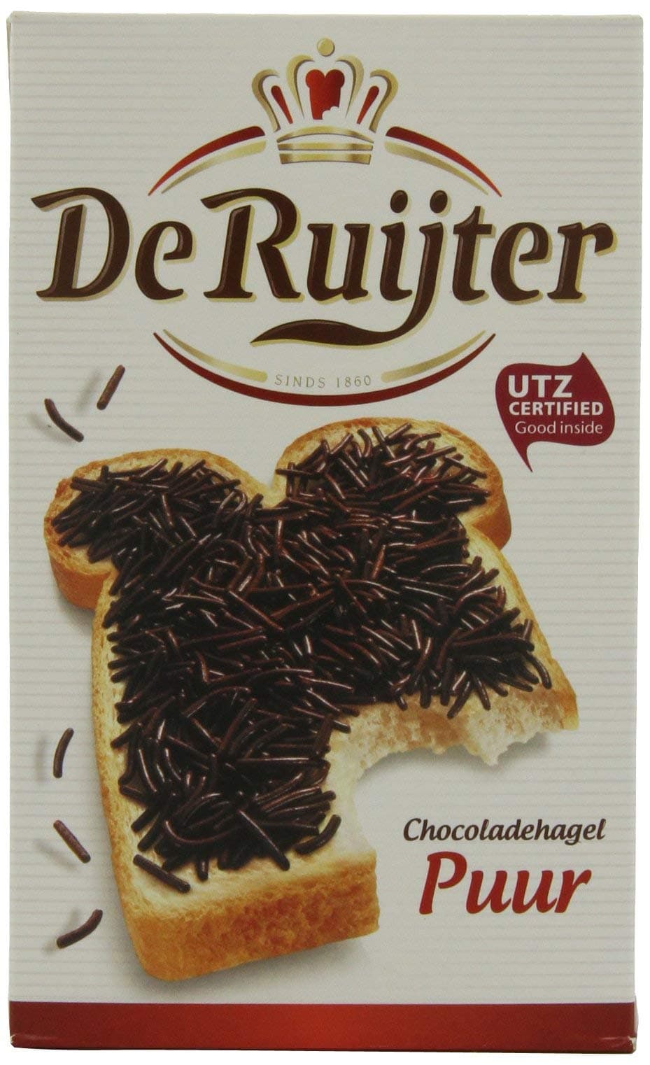Deruyter Chocoadehagel Puur 400 g Box