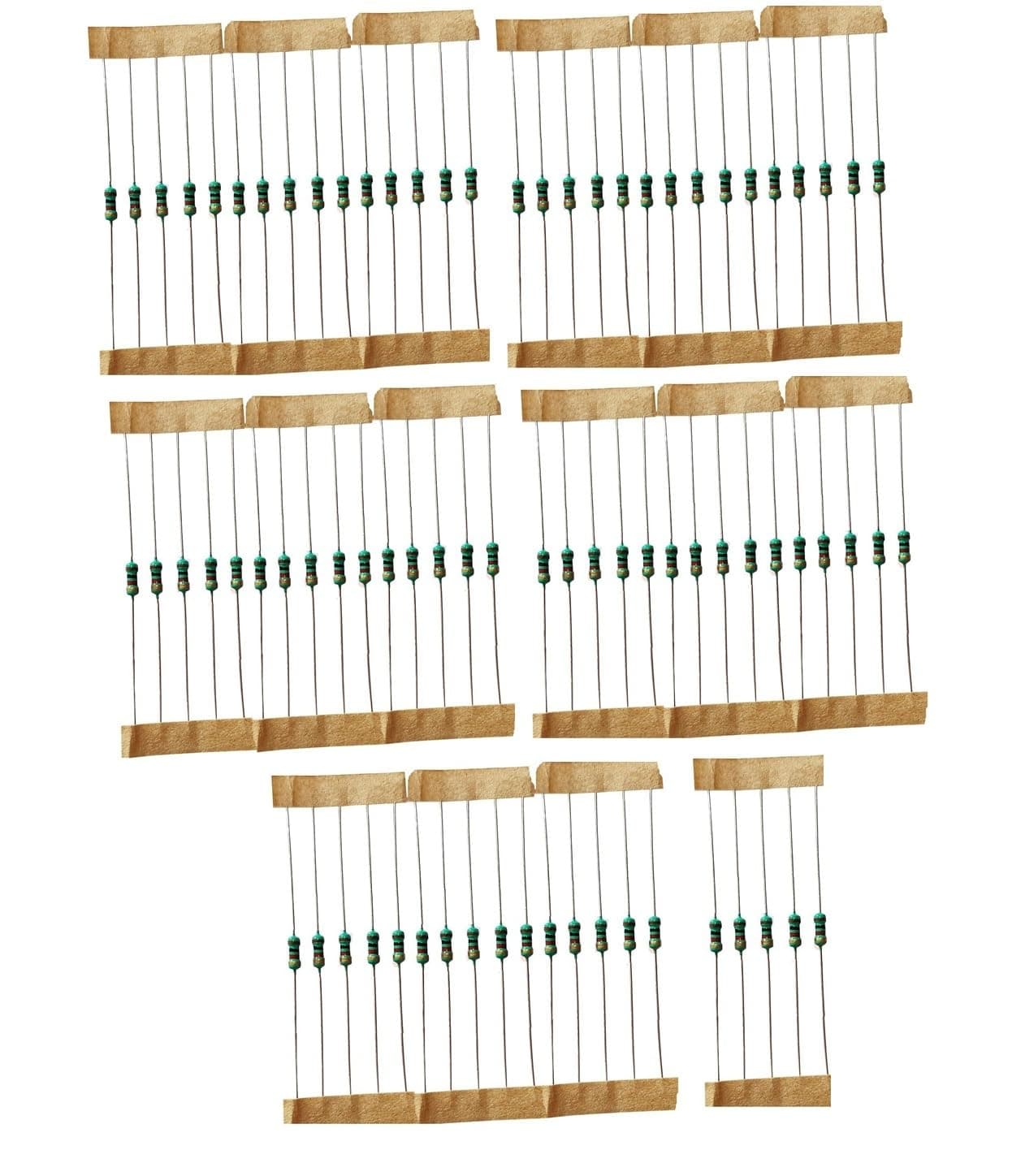 220 Ohm 1/4 Watt Resistor 5% Tolerance - Pack of 30