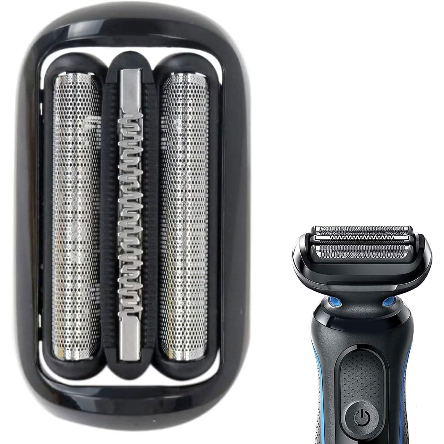 Gleway 53B Series 5/6 Head Replacement Head Compatible with Braun Series 5 Series 6 Shaver, 53B Replacement Blades Compatible with Razors Models 5018s, 5020s, 5031s, 5050cs, 6020s, 6072cc