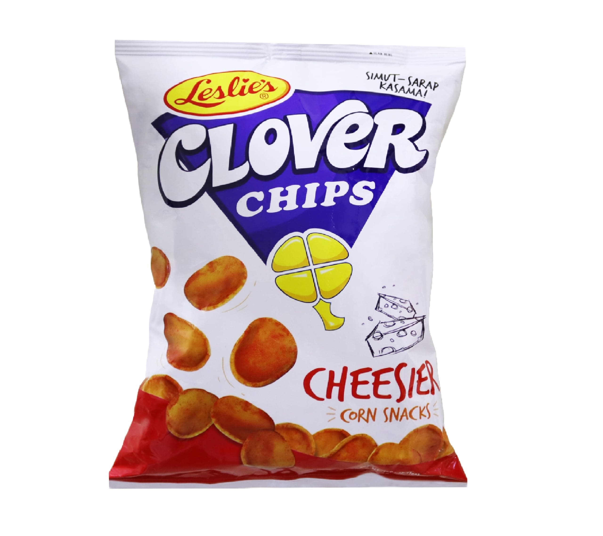 Clover Chips Corn Snack Cheesier 145g