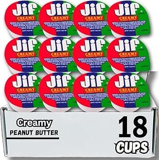 JIF To Go Creamy Peanut Butter 18 Cups Count