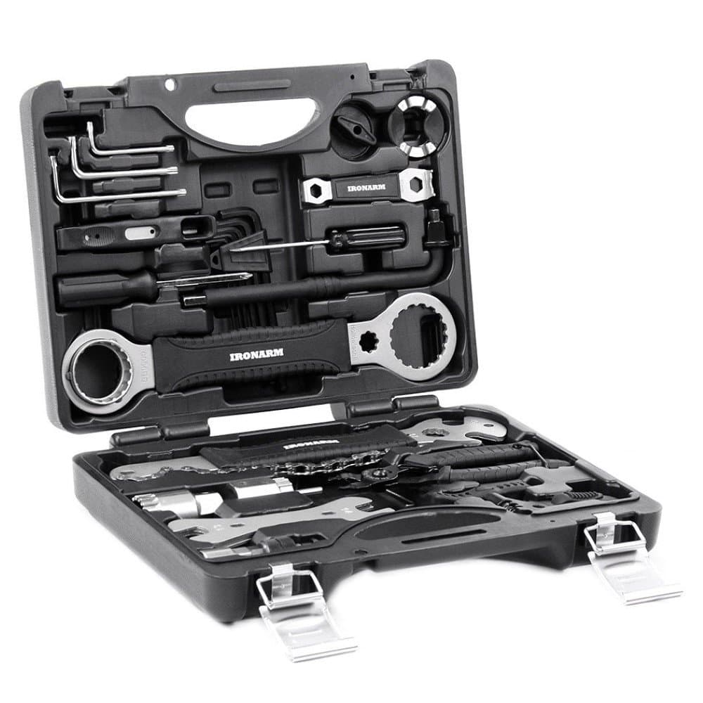 Best Value Professional Bicycle Tool Kit Professional Tool Kit. Good Bicycle Repair Tools, Wrench, Chain, Spanner, Allen Key Set and More.