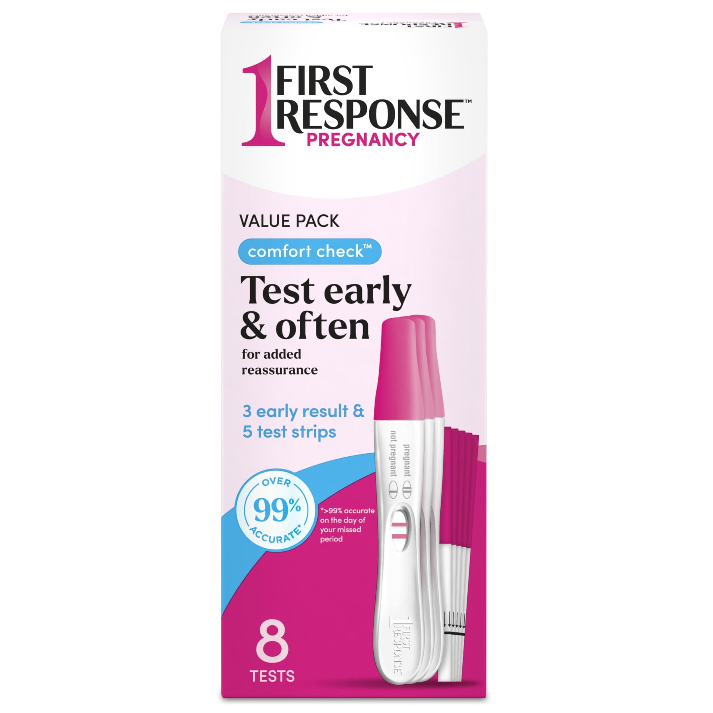 Comfort Check Pregnancy Test, 8 Count