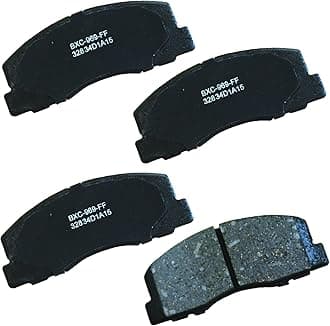 Bendix Premium SBC328 Ceramic Front Brake Pads for Select Models Coda Sedan, Dodge GTX, Colt, Eagle Summit, Vista, Mitsubishi Cordia, Galant, Mirage, Tredia, Plymouth Colt
