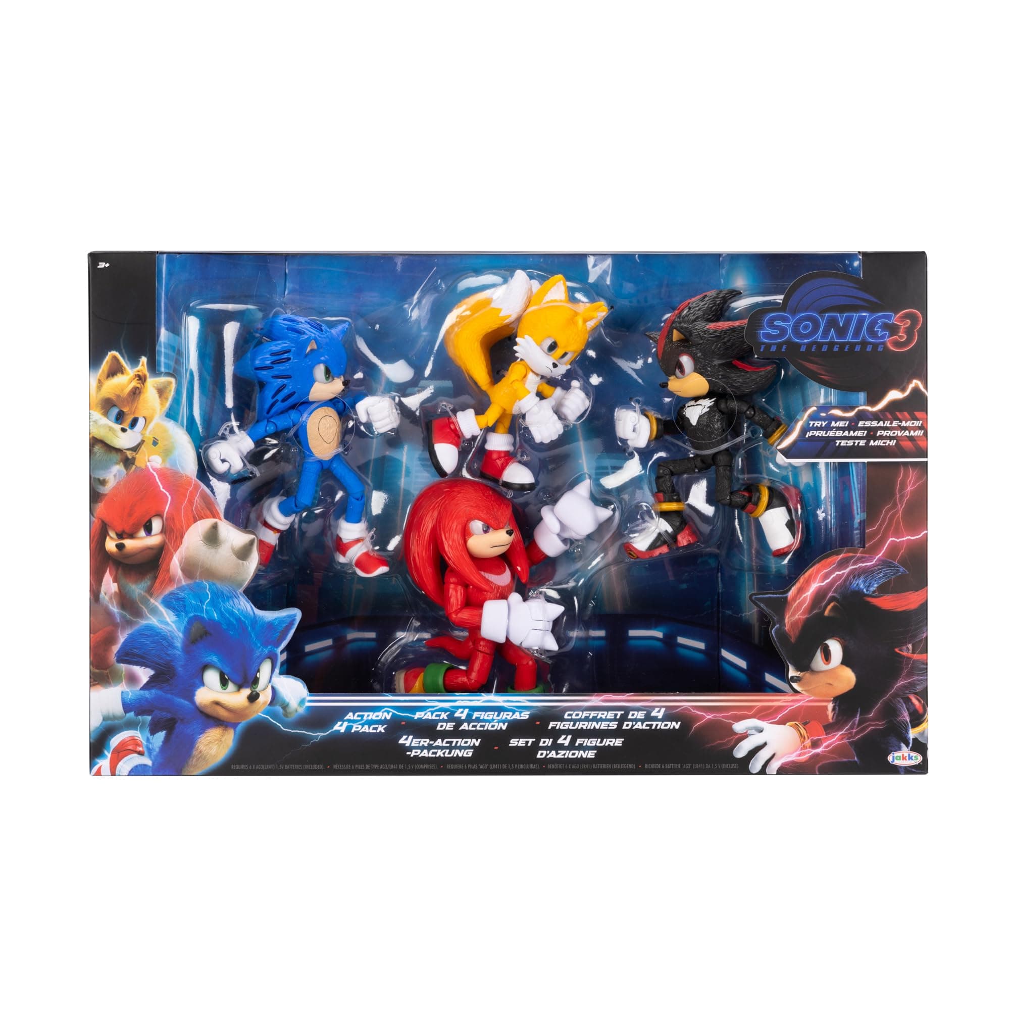 SONIC THE HEDGEHOG 3 Movie - 5" Figures Multi-Pack