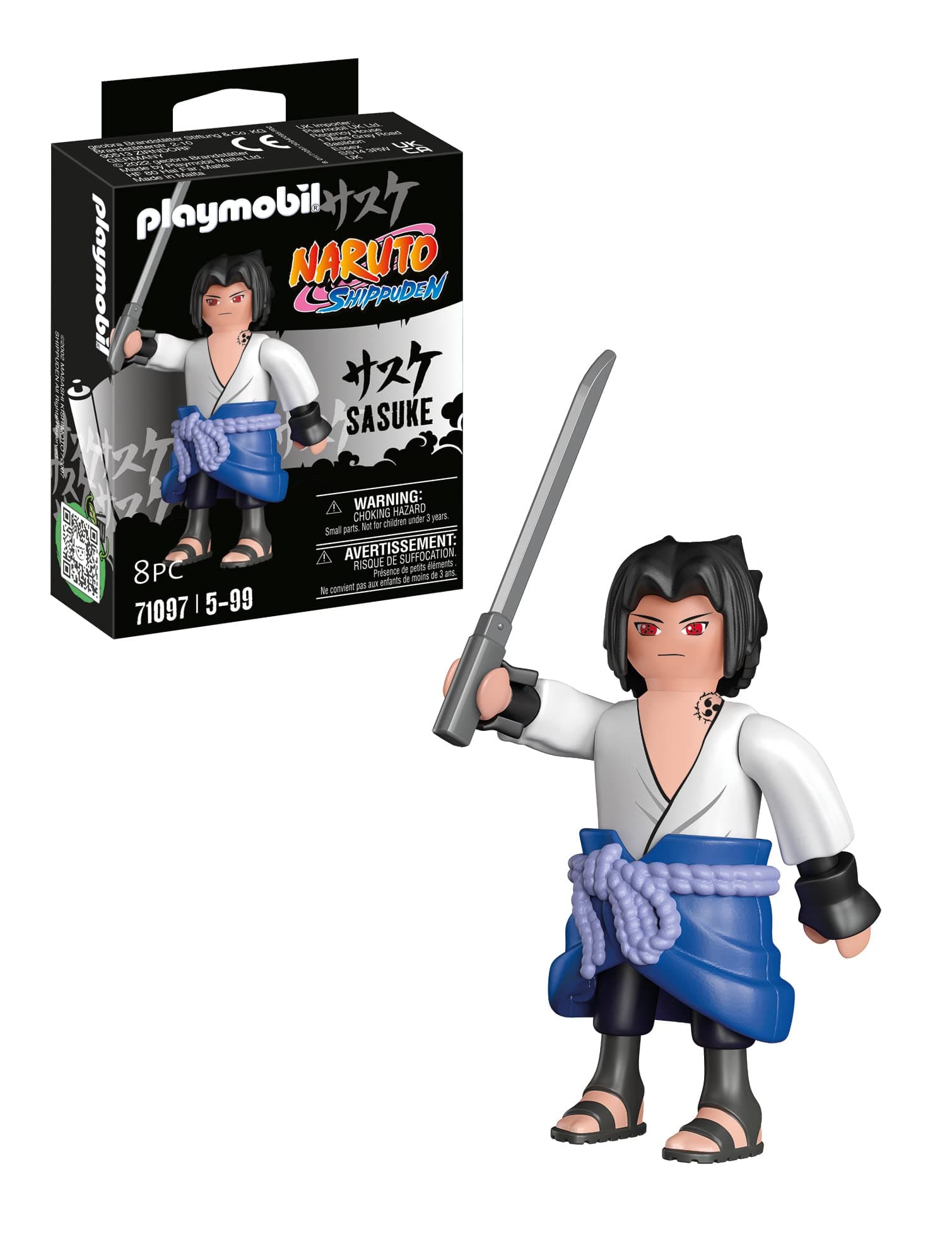 71097 Naruto Sasuke 3-Inch Action Figure