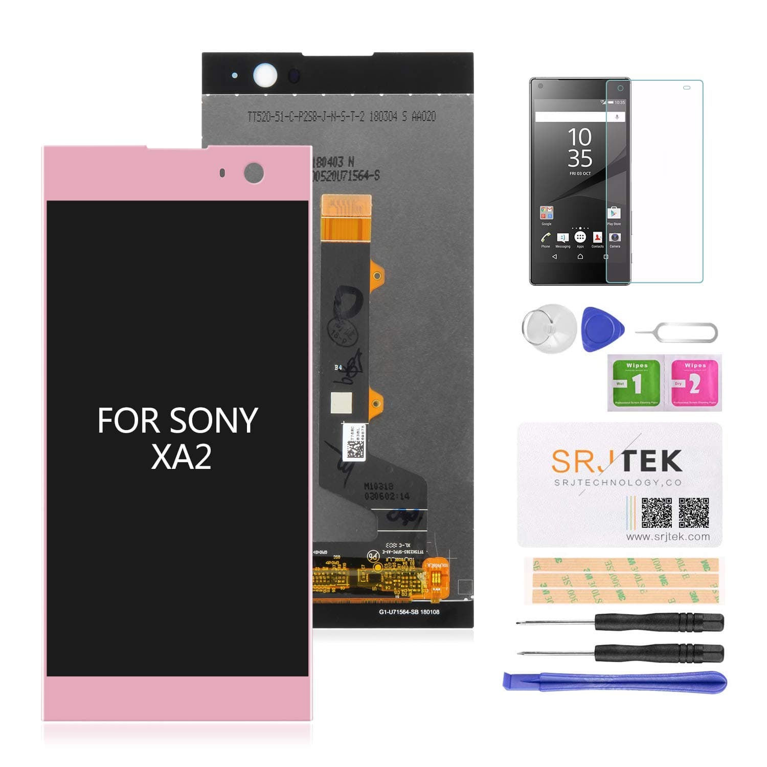 for Sony Xperia XA2 Screen Replacement-LCD Display Touch Digitizer Glass Assembly for Sony XA2 H4133 H3133 H3123 H4113 H3113 5.2 inch Parts